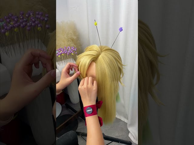 Aventurine Wig Tutorial | How to Style His Honkai: Star Rail Hair