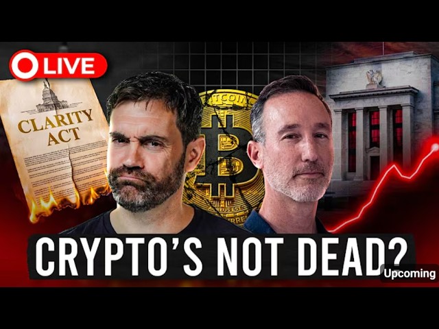 CLARITY Fails. Fed Turns Hawkish. Is Crypto Back? NFA LIVE
