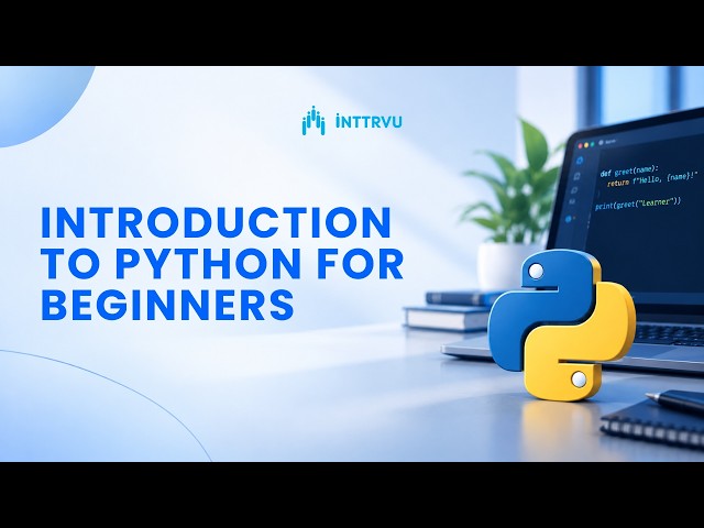 Introduction to Python for Beginners #pythonbasics #pythontutorial #pythonforbeginners