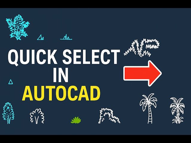 AutoCAD Quick Select Trick in 30 Seconds 🚀