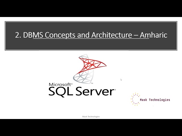 SQL in Amharic