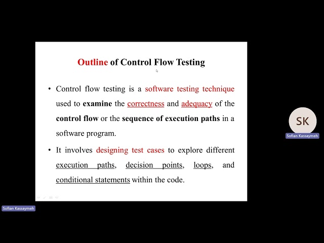 Chapter 4 Control Flow Testing   Part 1