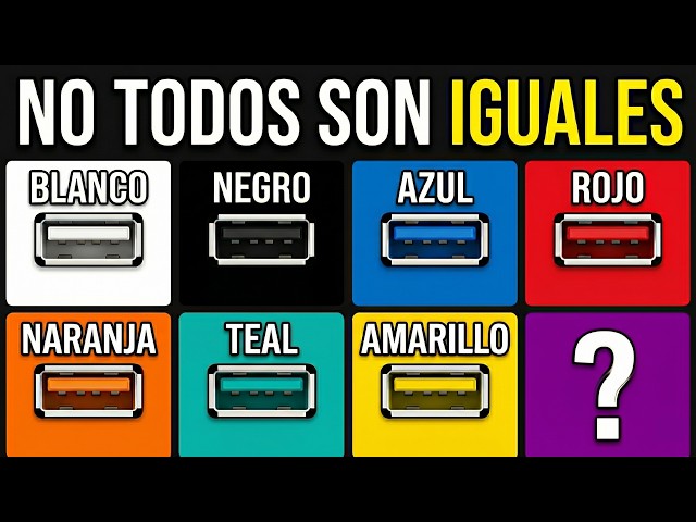 USB Port Colors Explained (What each one REALLY means)