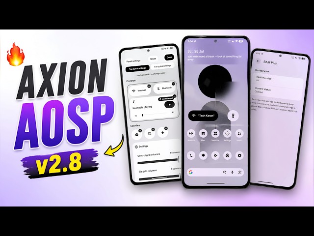 🚀 Axion AOSP v2.8 Released: ⭐ Most Unique Custom ROM of 2026 🔥🔥