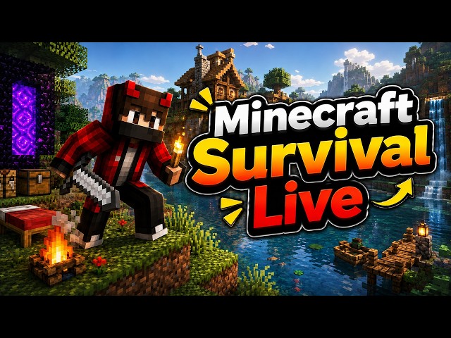 🔴 LIVE | Minecraft Survival Bangla | Debal