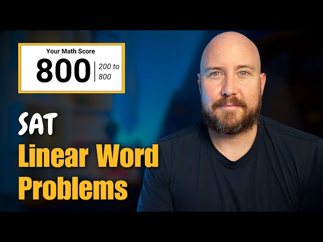 The BEST Way to Solve SAT Linear Word Problems