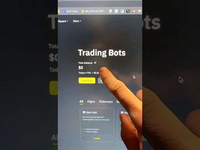 The SECRET to the BEST Binance trading bot 😱 #secret #binance #crypto #bullish