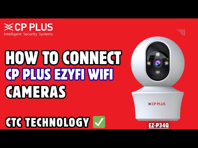 CP PLUS || HOW TO CONNECT EZYFI WIF CAMERAS IN PHONE || EZ-P34Q || #cpplus #wificamera 