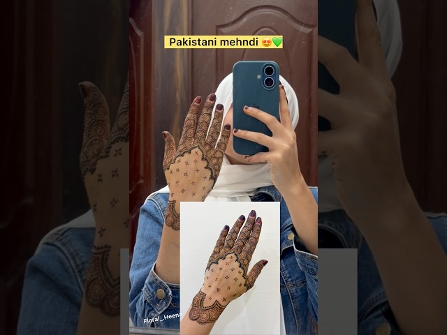 Easy Pakistani mehndi design #dehradun #pakistanimehndi #heena