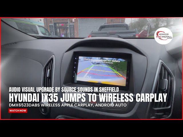 Hyundai iX35 Jumps to Wireless CarPlay KENWOOD DMX6523DABS #hyundai #carplay #caraudio