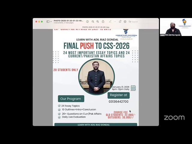 Final Push to CSS-2026