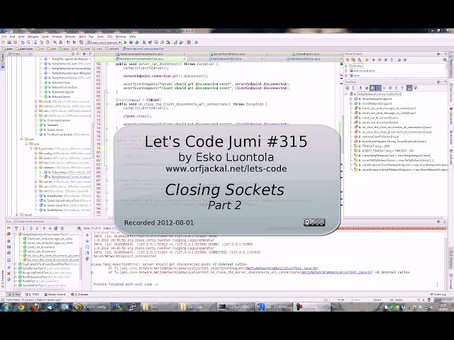 Let's Code Jumi #315: Closing Sockets (Part 2)