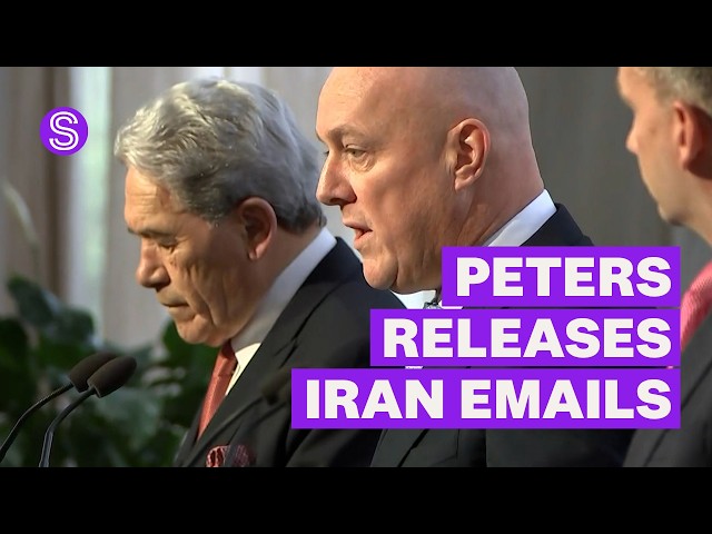 Tensions rise between PM, Peters over 'embarrassing' Iran emails | Stuff.co.nz