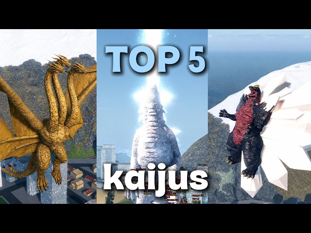 TOP 5 BEST KAIJUS IN KAIJU ALPHA for farming and PVP. (BEFORE THE DESTROYA UPD)