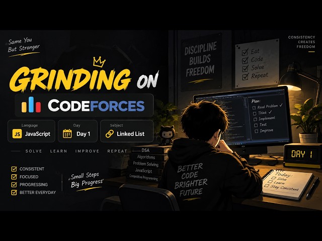 DSA GRIND #01 — Linked List + Codeforces | JavaScript