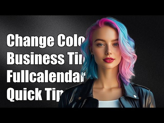 Change color of business time of Fullcalendar
