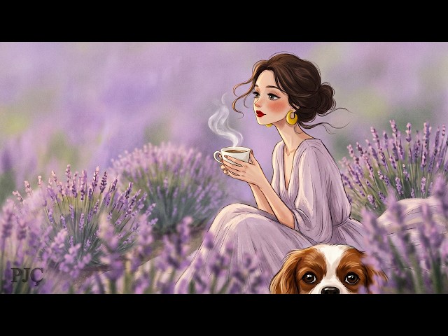 Lavender Fields in Paris 💜 1940s French Vintage Jazz | Soft, Calm & Relaxing Vibes ☕