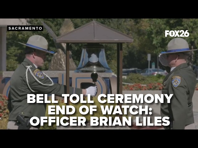 CHP Bell Toll Ceremony for Officer Brian Liles
