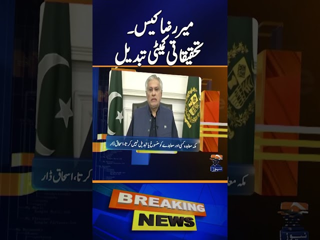 Mir Raza Case: Investigation Committee Replaced - News Update 04:30 PM - Geo News