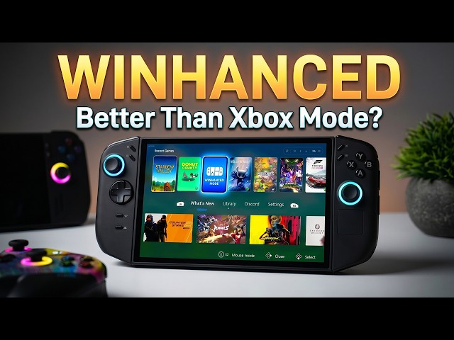 Winhanced: A BETTER Windows Handheld Gaming Experience! (Full Setup)