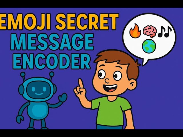 Secret Emoji Code Game with Python 🕵️‍♂️🔐 | Fun Coding for Kids
