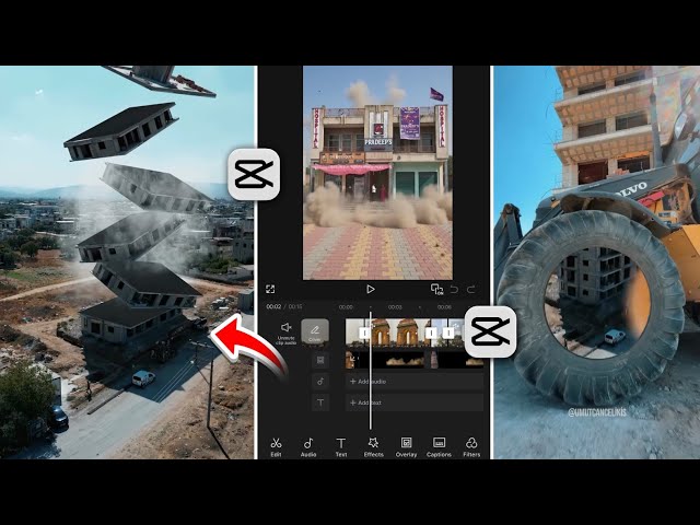 Trending Building Drop Video Editing In Capcut | Capcut Building Drop Effect Video Editing