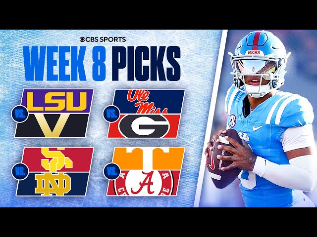 Picks for EVERY Top 25 game in College Football [Full Week 8 Predictions]