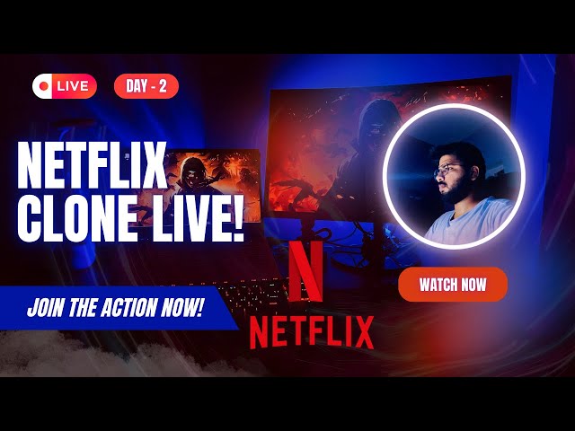 🔥 LIVE: Build a Netflix UI Clone with HTML, CSS & JavaScript | Frontend Web Development Tutorial