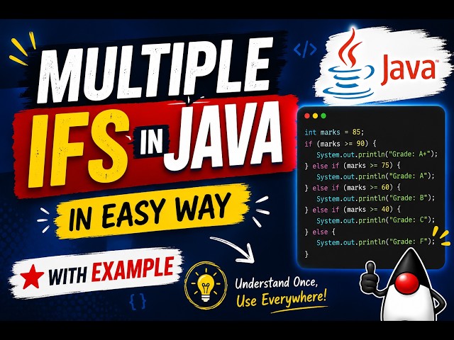 Nested if-else Statements in Java, (Java 3 )