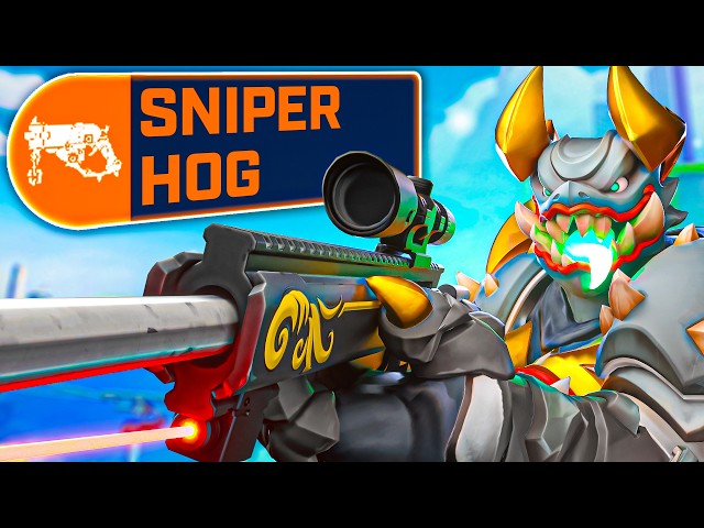 Long Range Hog is INSANE! | Overwatch