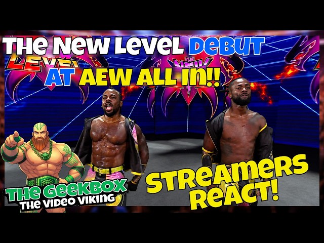 Streamers React! The New Level (Former New Day) Debut on AEW All In!! #aew #wrestling #reaction