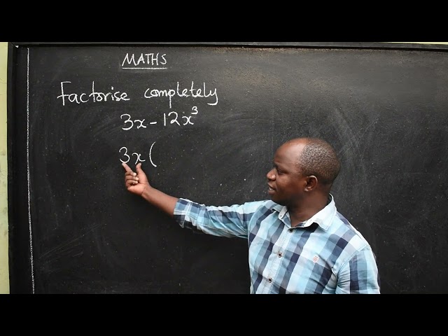 MATHS   FACTORISE
