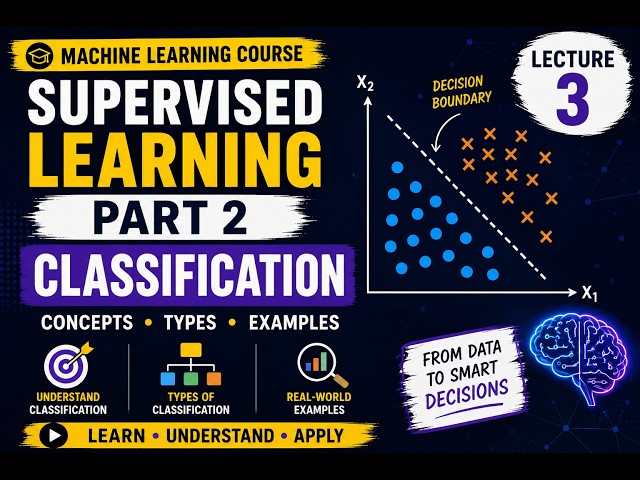 Supervised Machine Learning Explained (Part 2) | ML Lecture 3