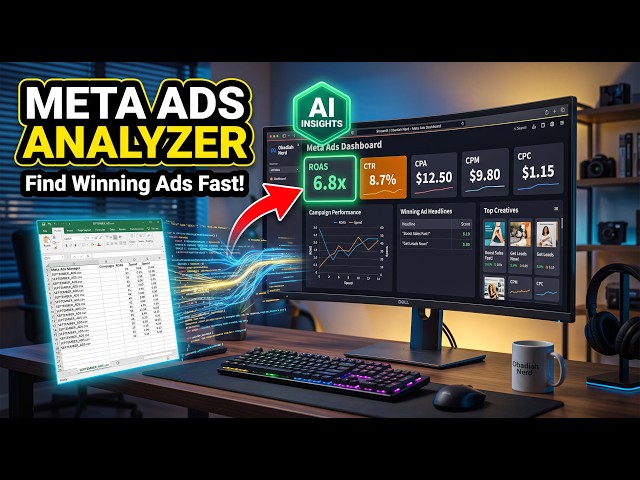 Build a Meta Ads Analyzer with Python 🚀 Streamlit Dashboard #Python #Streamlit #MetaAds