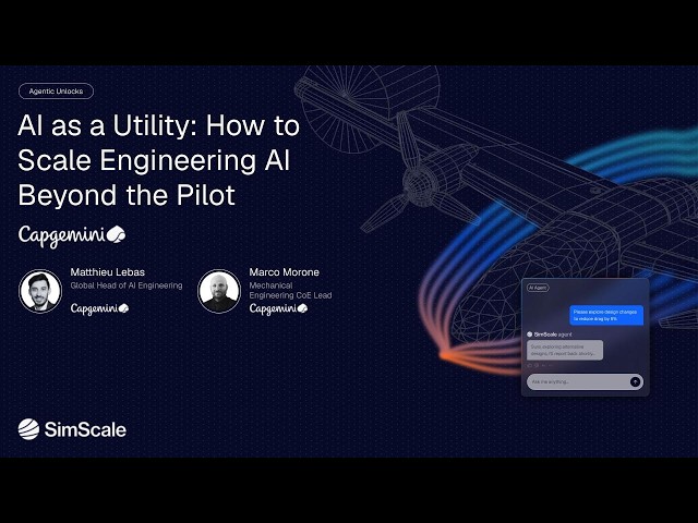 Session 2: AI as a Utility: How to Scale Engineering AI Beyond the Pilot