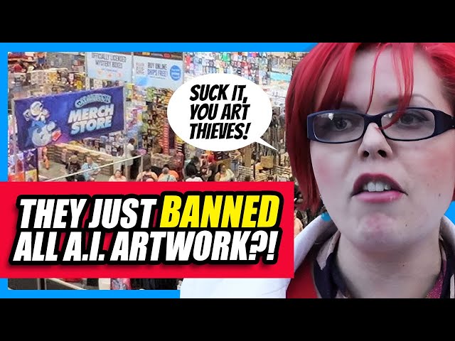 This Comic Con Just BANNED All AI Art! Is Fan Art Next?! | Clownfish TV