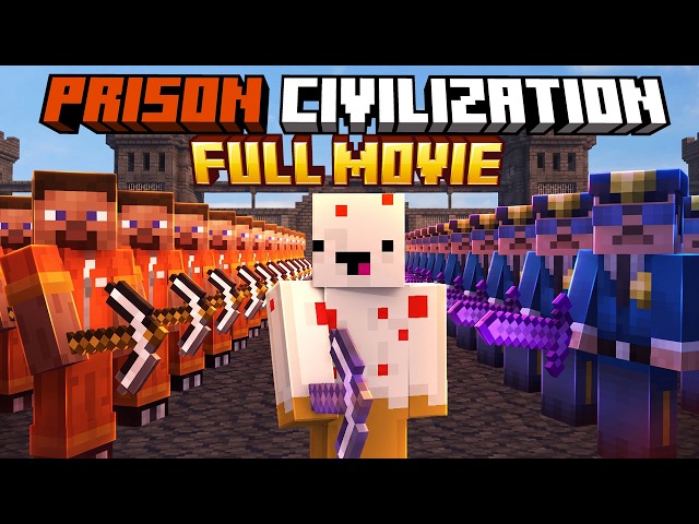I Joined Minecraft's PRISON Civilization [FULL MOVIE]