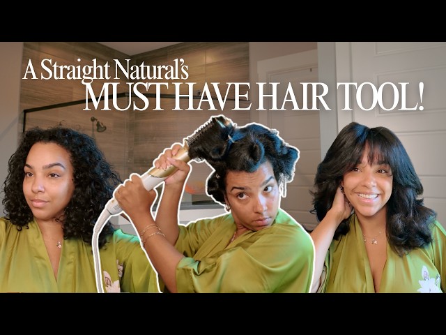 If you're on a straight natural journey, this is a MUST HAVE hair tool!