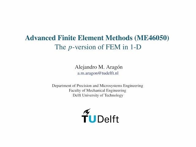 The 𝑝-version of FEM in 1-D