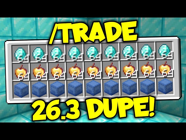 Minecraft Java 26.3+ Multiplayer Any Item Duplication Glitch! (Working!)