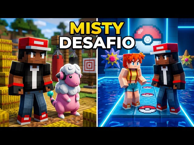 CERULEAN GYM CHALLENGE! I FACED MISTY IN COBBLEMON!