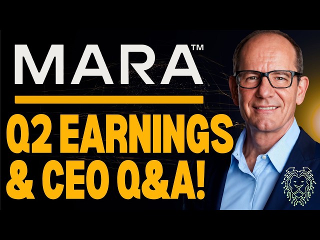 MARA Q2 Earnings | Fred Thiel CEO Interview | Top AI Stocks to Watch | MARA Stock