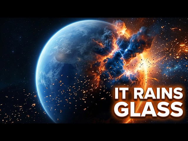 The Most Dangerous Planet in the Universe? Raining Glass 63 Light-Years Away