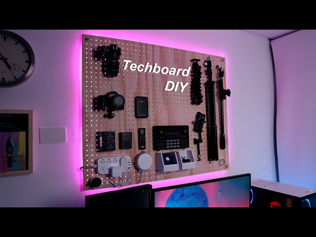 Techboard | DIY Organizer for Tech | 2020