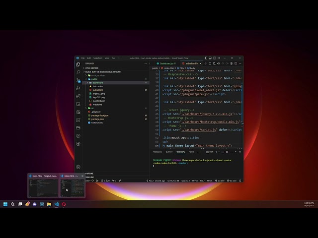 How to create a multi auth react project using vite