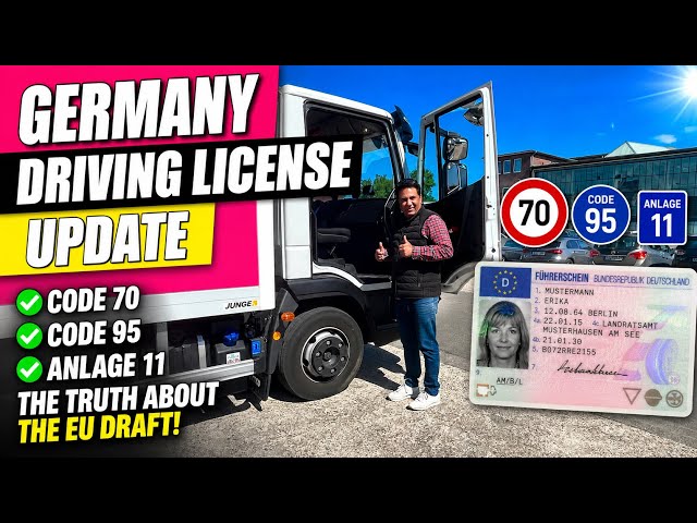 Germany Driving License Update: Code 70, Code 95, Anlage 11 & the Truth About the EU Draft