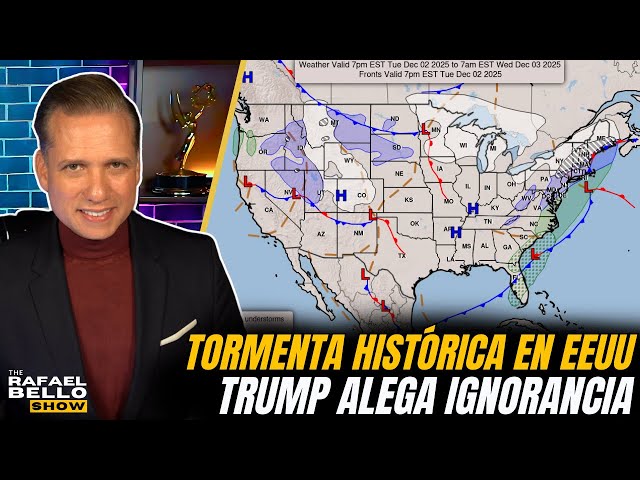 TORMENTA histórica en EEUU; TRUMP alega IGNORANCIA | #TheRBshow - 12.2.25