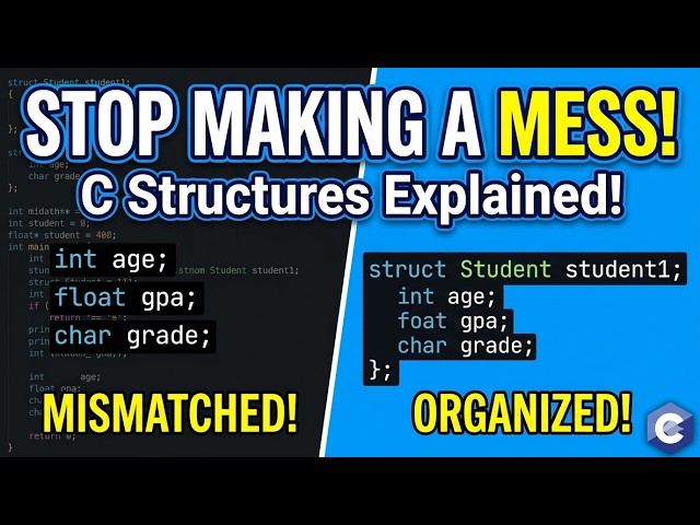 Learn Structures in C Programming | Beginner-Friendly Struct Example in C
