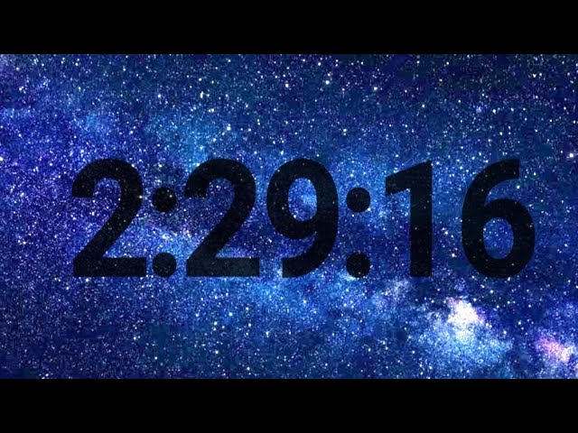 2:29:16 Timer Countdown | 2 Hours 29 Minutes 23 Seconds | Full Screen No Music