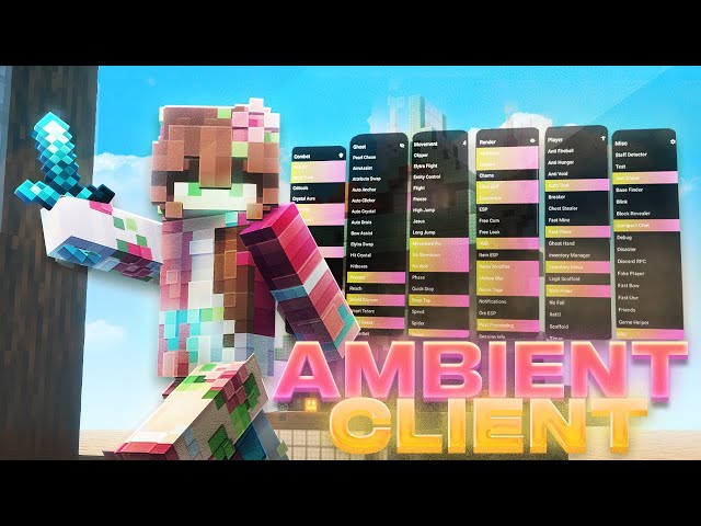 Hack Client: Ambient Client for Minecraft 2026 -  Spear PVP (1.21.11)